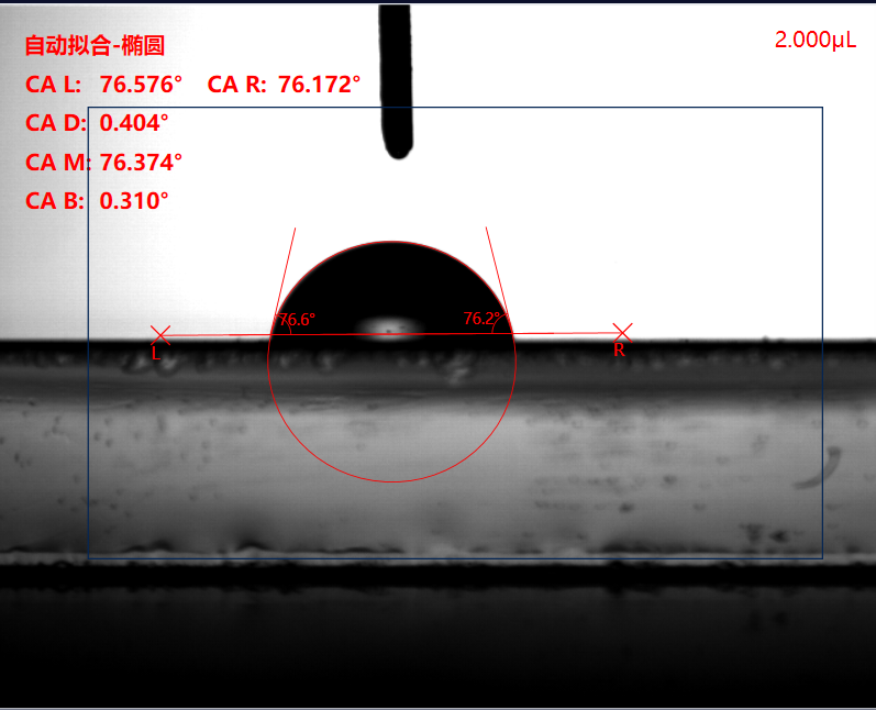 靜態(tài)接觸角和動態(tài)接觸角的區(qū)別問題